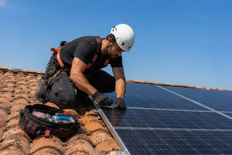 Maintenance et monitoring de panneaux solaires à Nyons