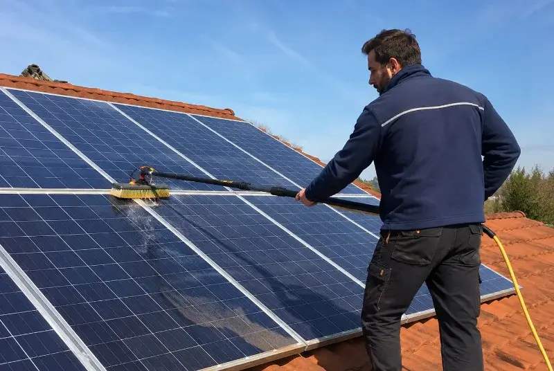 Nettoyage et entretien de panneaux solaires à Nyons